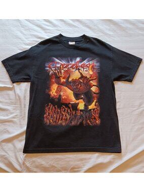 Vintage Y2K Murina Ozzy Osbourne Ozzfest 2002 Black T-Shirt Adult L New